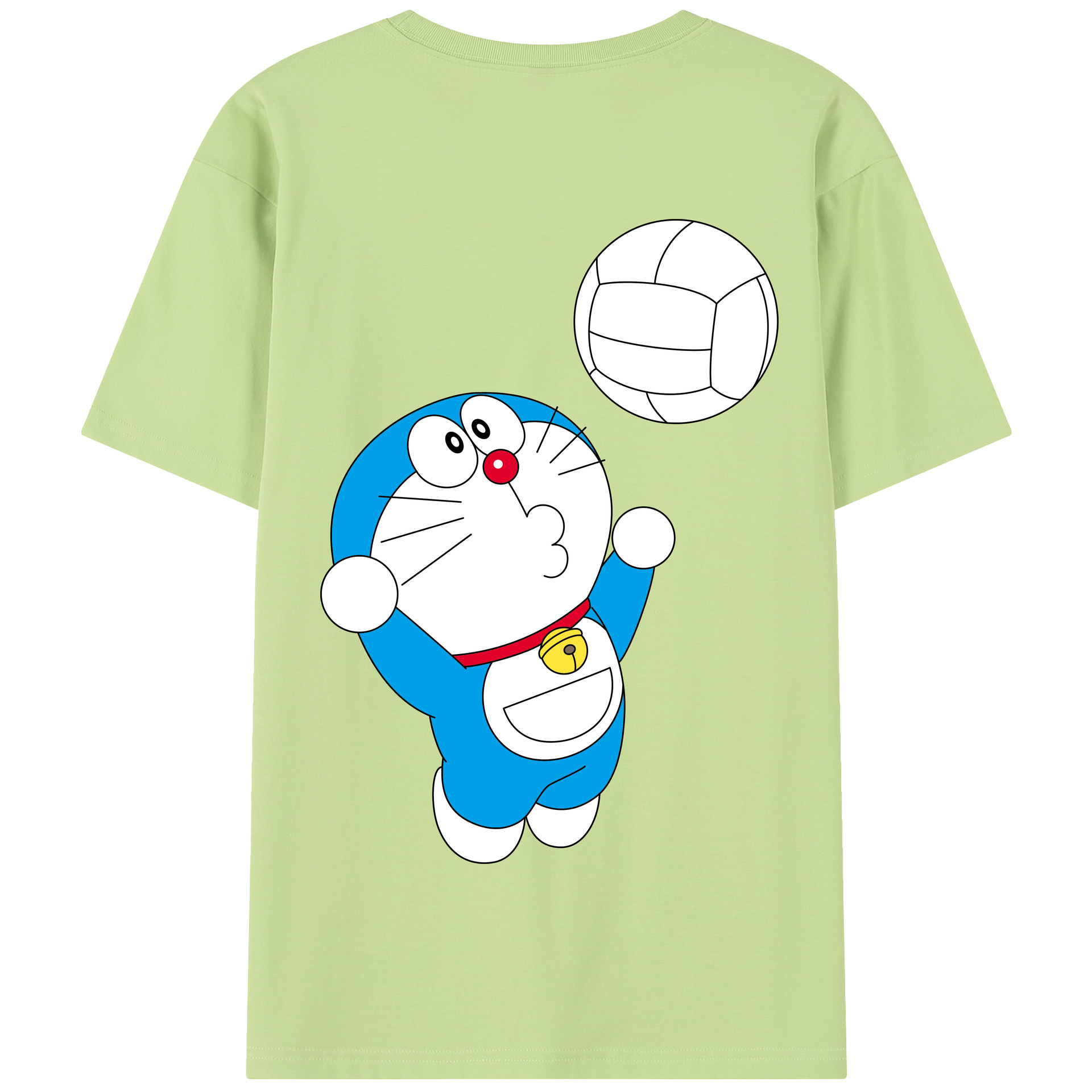 （画像用） ドラえもん Doraemon 綿100％半袖Tシャツ（背面プリント）